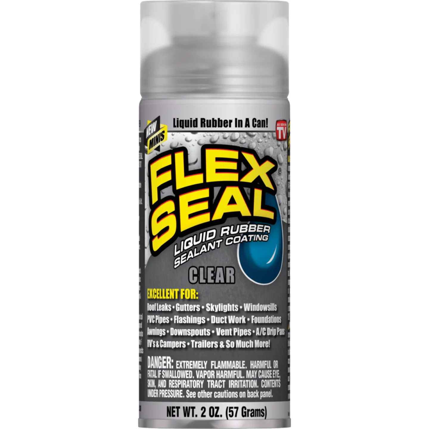 Excellent Flex Seal Mini Spray Clear Rubber Sealant 2 oz. Certified