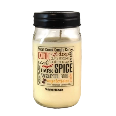 Advanced Swan Creek Snickerdoodle Pantry Jar Candle 12 oz. Healthy