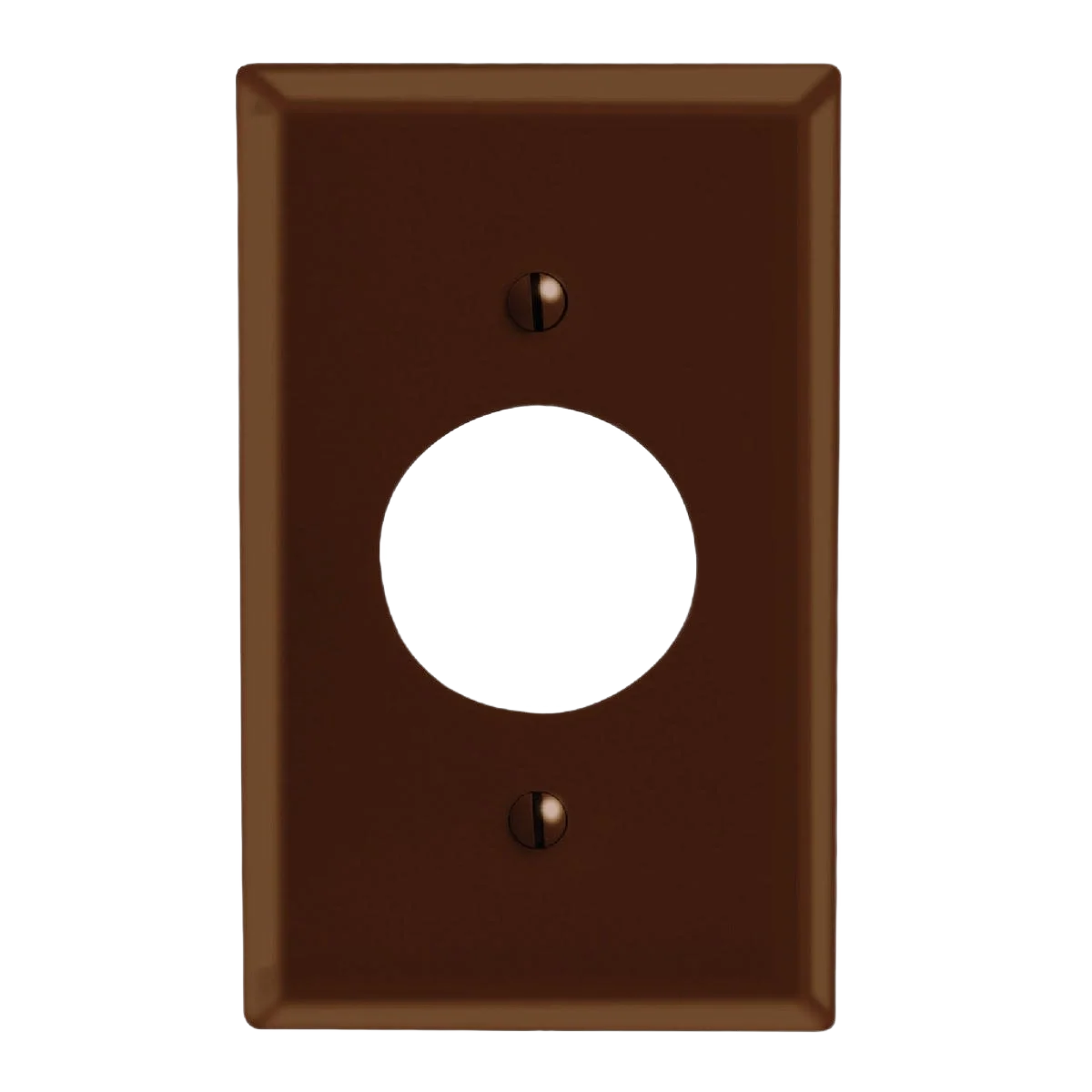 Casual Leviton 1-Gang Single Brown Outlet Wall Plate Clean