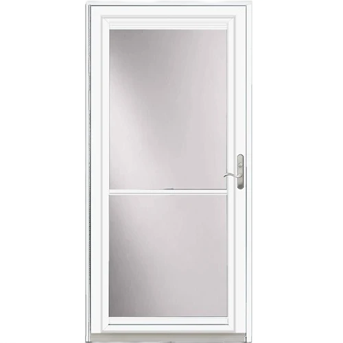 Versatile Provia Spectrum 291SH Storm Door 36 in. Snow Mist w Screen Vent Optimized
