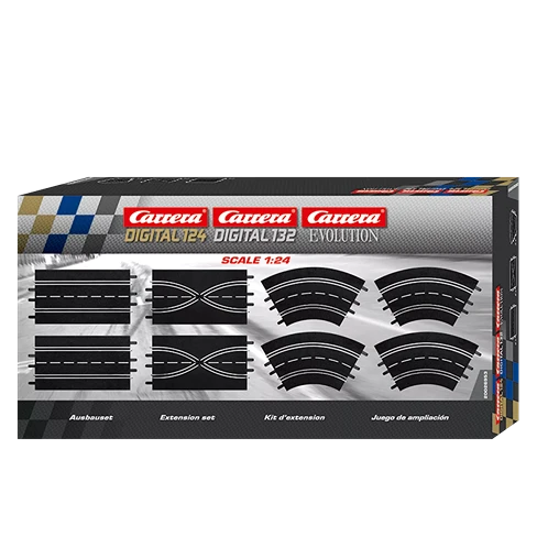 Reusable Carrera Extension Set 1 for DIGITAL 124 DIGITAL 132 and EVOLUTION Tracks User-Friendly