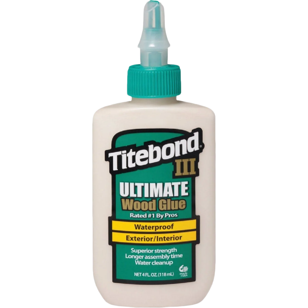 Consistent Titebond III Waterproof Wood Glue 4 oz. Superior