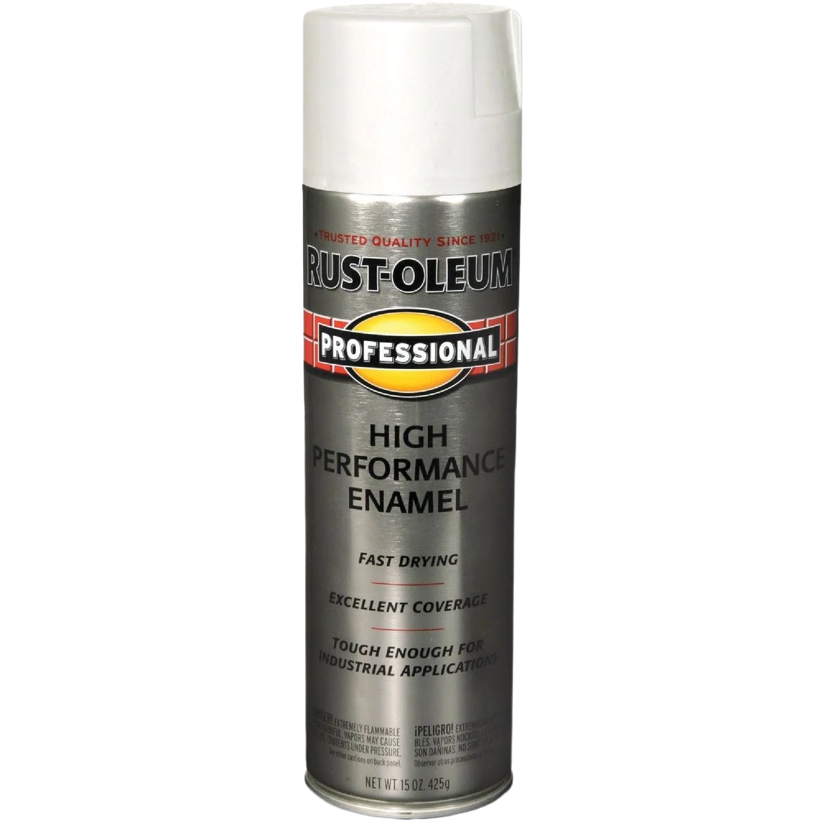 Versatile Rust-Oleum Professional Gloss White High Performance Spray Paint 15 oz. Long-Lasting