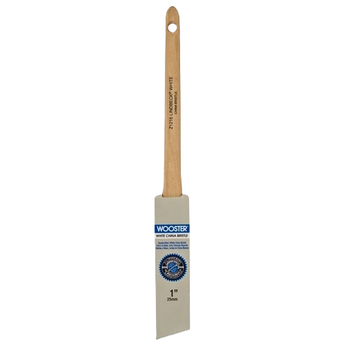 Original Design Wooster 1 in. Lindbeck White Thin Angle Sash Paint Brush Consistent