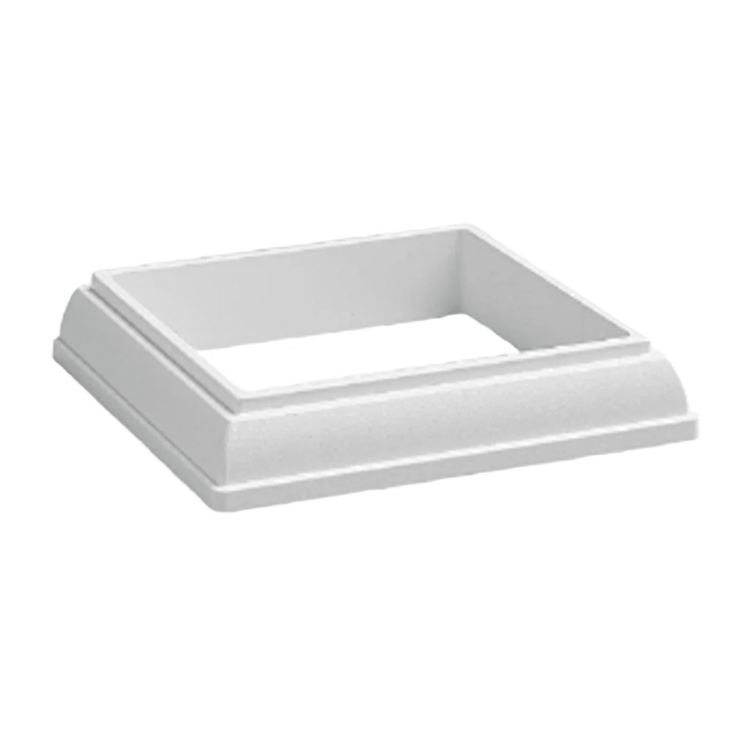 Reusable TimberTech RadianceRail Express 5 x 5-In. Matte White Post Skirt Superior