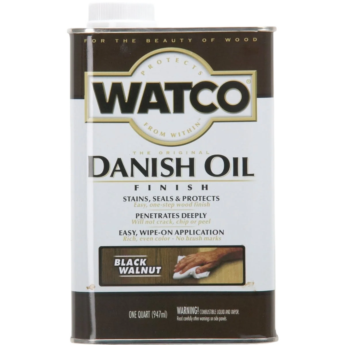 Premium Material Watco Black Walnut Danish Oil Finish 1 Quart Specialty