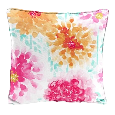 Refined Jordan Muted Pink Peach Pillow with Welt 18 x 18 in. Luxury
