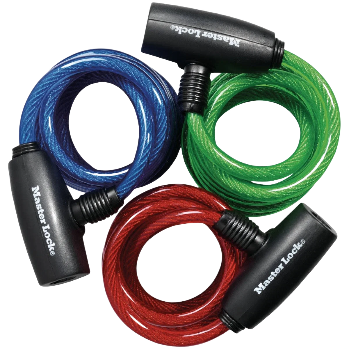 High-Quality Master Lock 6 ft. Cable Bike Locks 3-Pack Superior