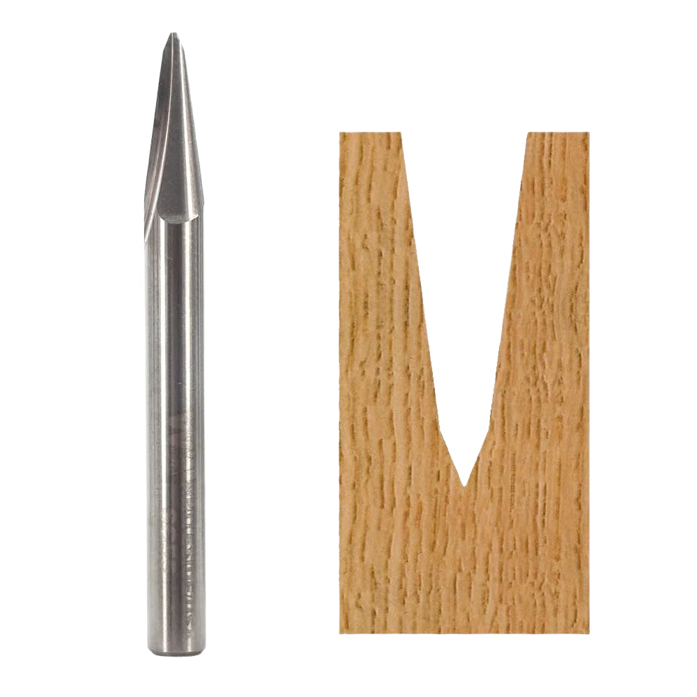 Smart Whiteside 15 deg. Carving Liner Bit 1 4 in. SH x 1 4 in. CD x 5 8 in. PL Responsible