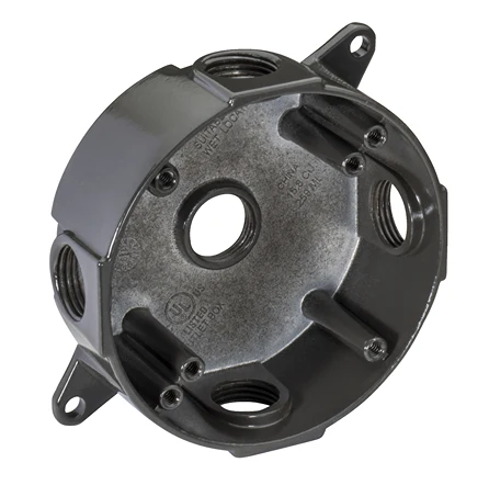 Flexible Southwire Bronze 5 Hole 4 Round Box Relaxed