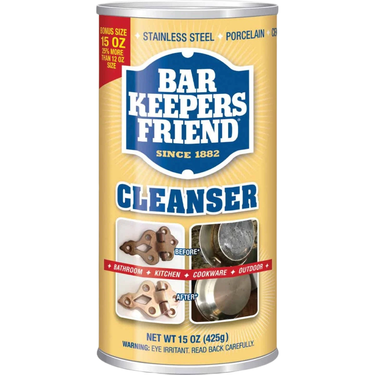 Genuine Bar Keepers Friend Cleaner and Polish 15 oz. Elite