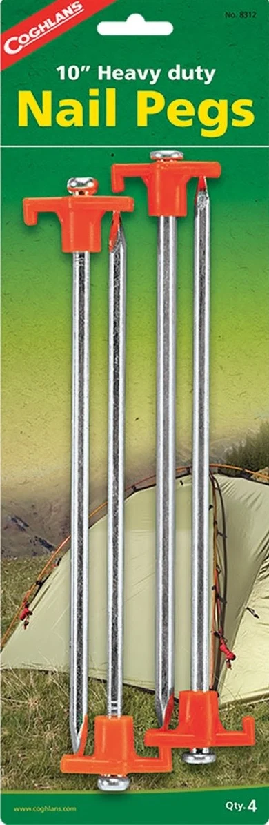 Lightweight Coleman Steel Tent Stake 4-Pack Professional