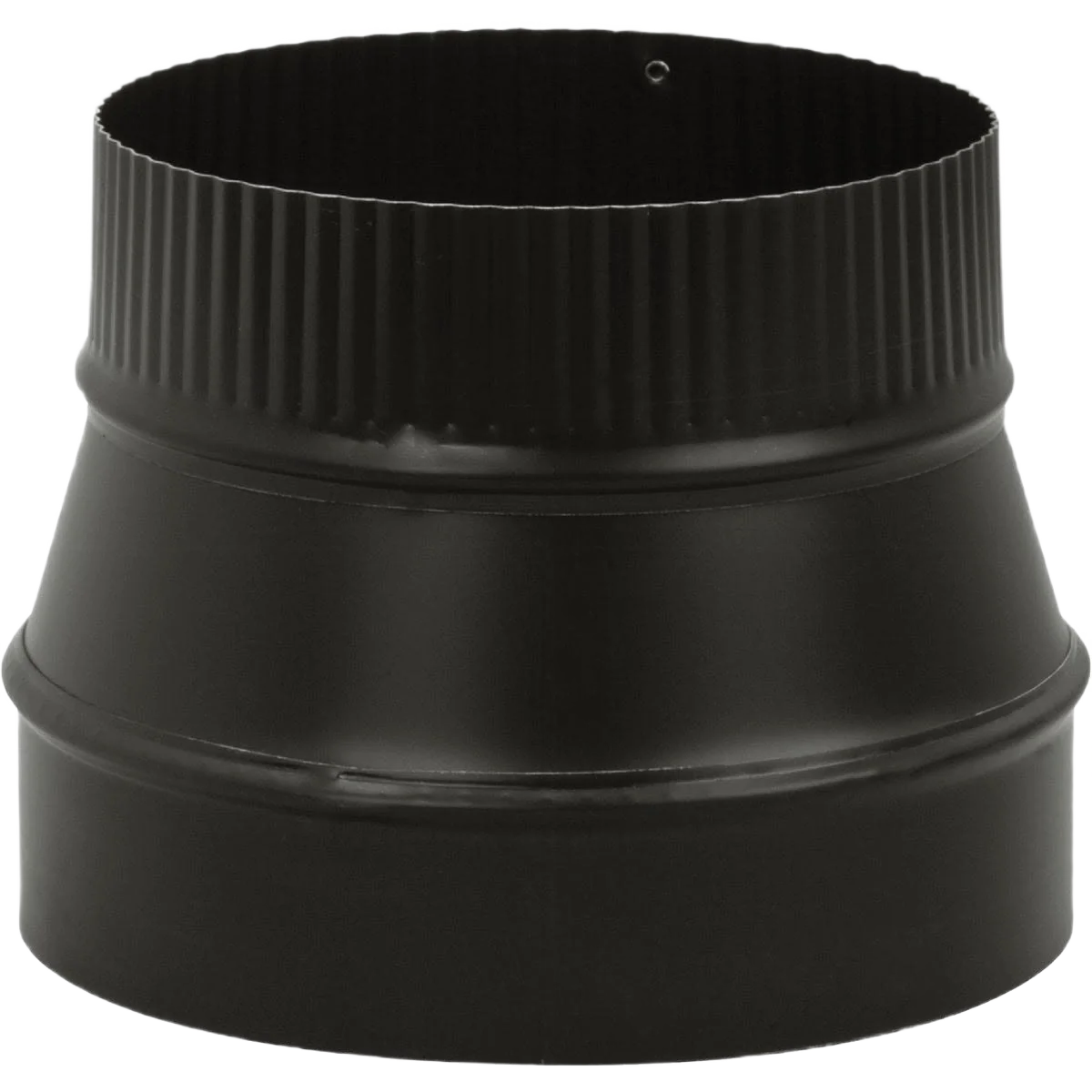Crafted Imperial 8 In. to 7 In. 24 Gauge Black Reducer Reliable
