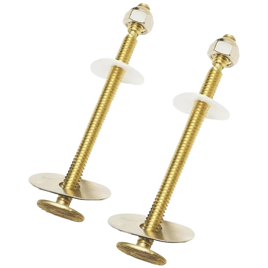 Advanced Do it 1 4 X 3-1 2 Extra Long Solid Brass Toilet Bolts 2 Ct. Specialty