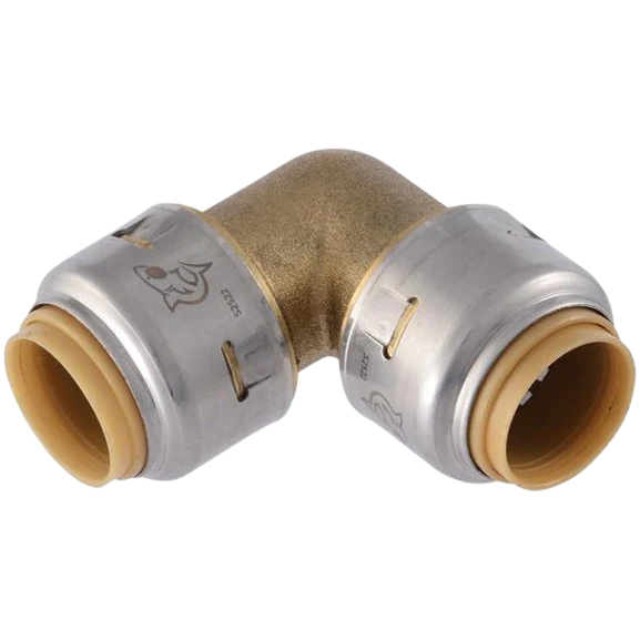 Effective SharkBite Max 3 4 x 3 4 90 Deg. Push-to-Connect Brass Elbow Enhanced
