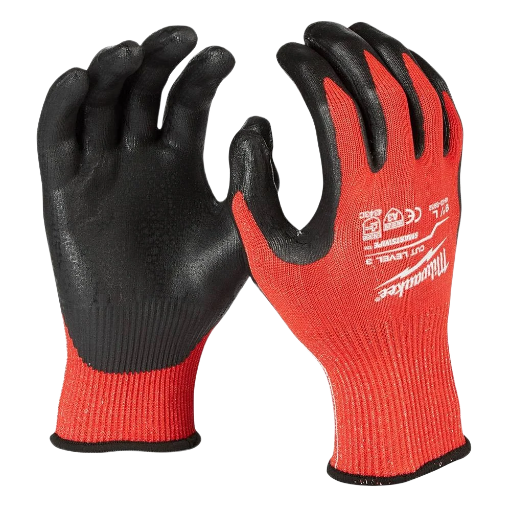Crafted Milwaukee XL Cut Level 3 Nitrile Dipped Gloves Stylish