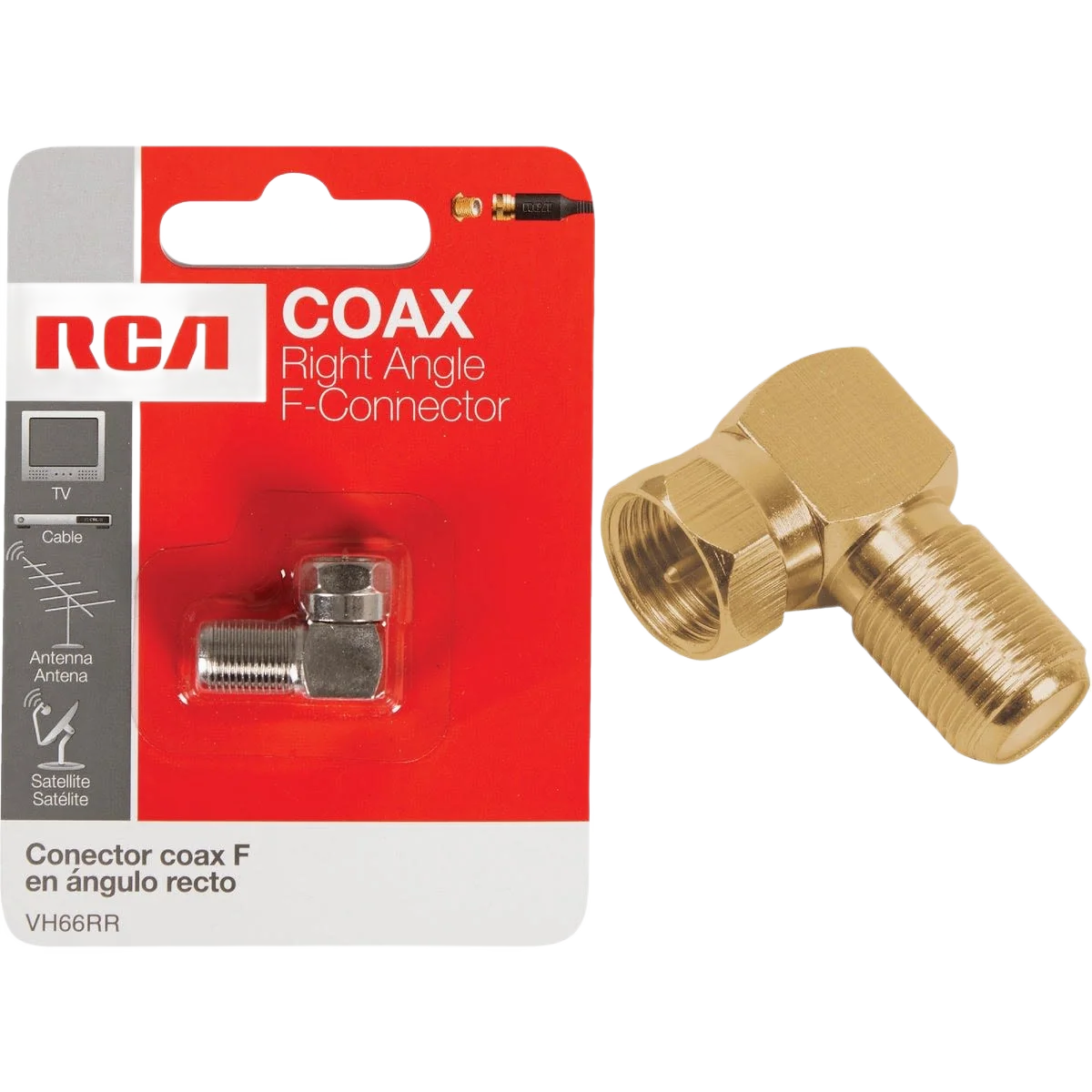 Dependable RCA Right Angle Coaxial F-Connector High-End