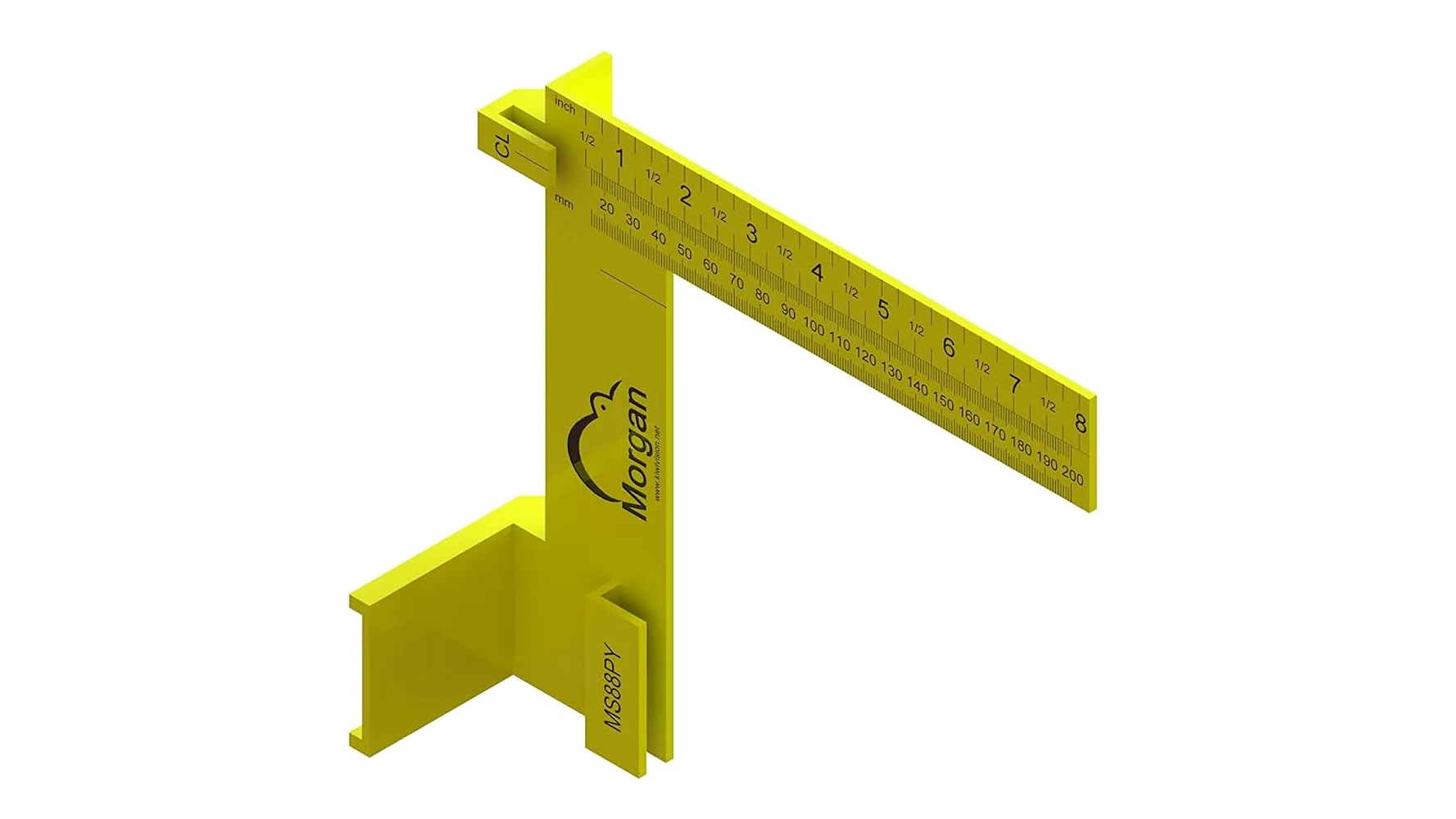 Unique Kiwi Vision Morgan Square 8 x 8 Plastic Square Yellow Refined