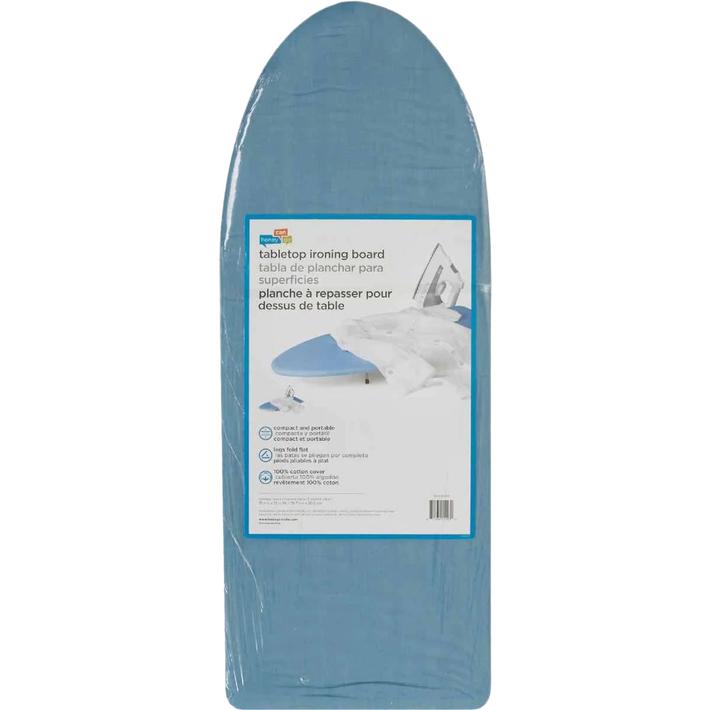 User-Friendly Honey Can Do Table Top Ironing Board 12 x 31 in. Versatile