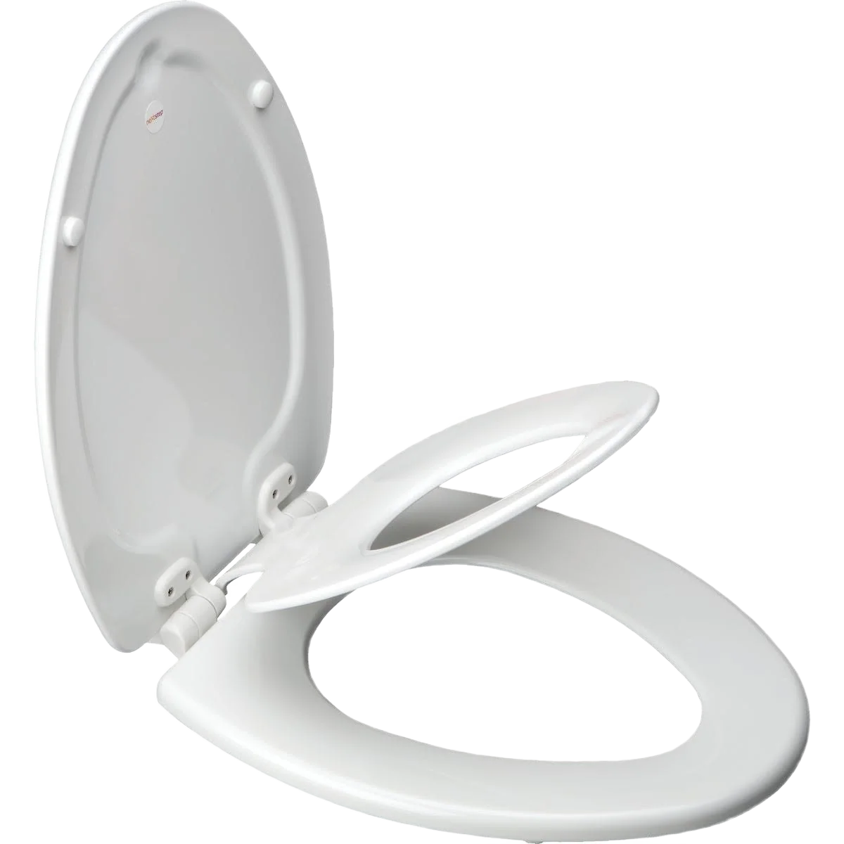 Consistent Mayfair Elongated Next-Step White Toilet Seat Efficient