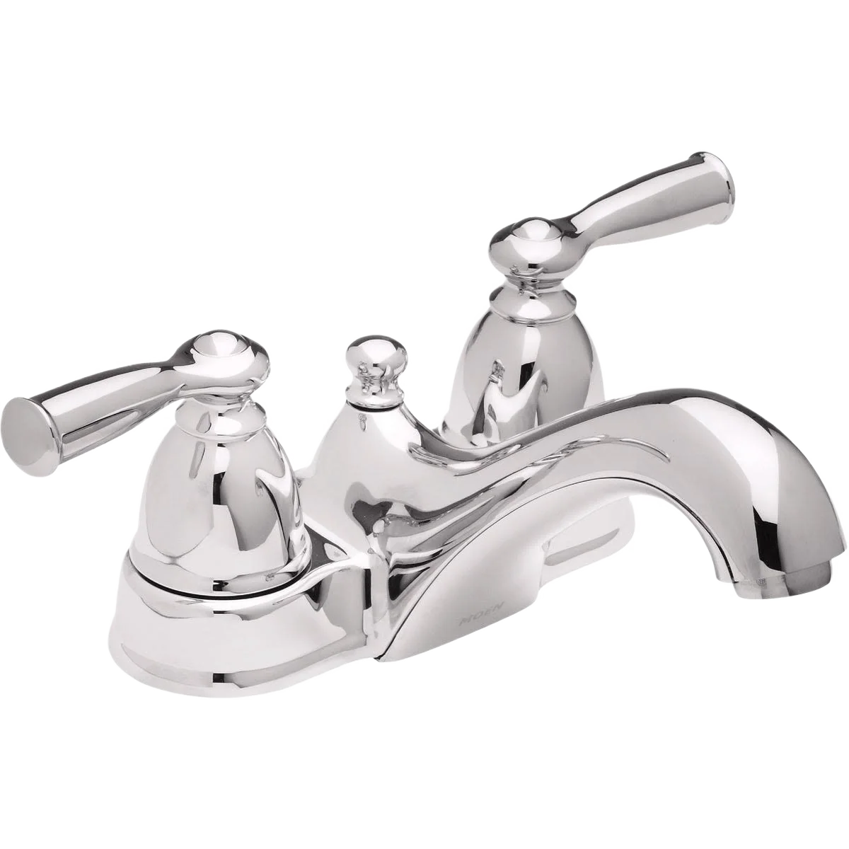 Superior Moen Banbury Chrome Two Handle Low Arc Bathroom Faucet Detailed