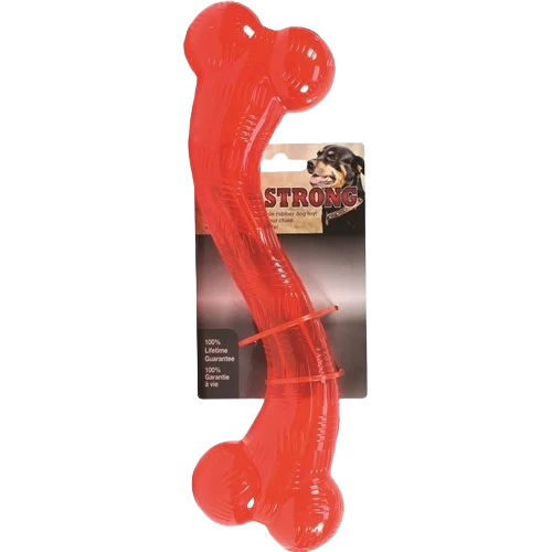 Premium Spot Play Strong Rubber Stick Bone 12 in. High-Quality