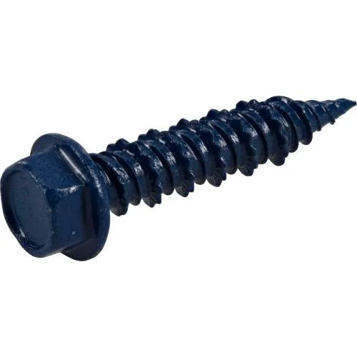 Carefully Designed Power Pro 1 4 x 1-1 4 Hex Washer-Head Concrete Screw Anchors 225-Pack Enhanced