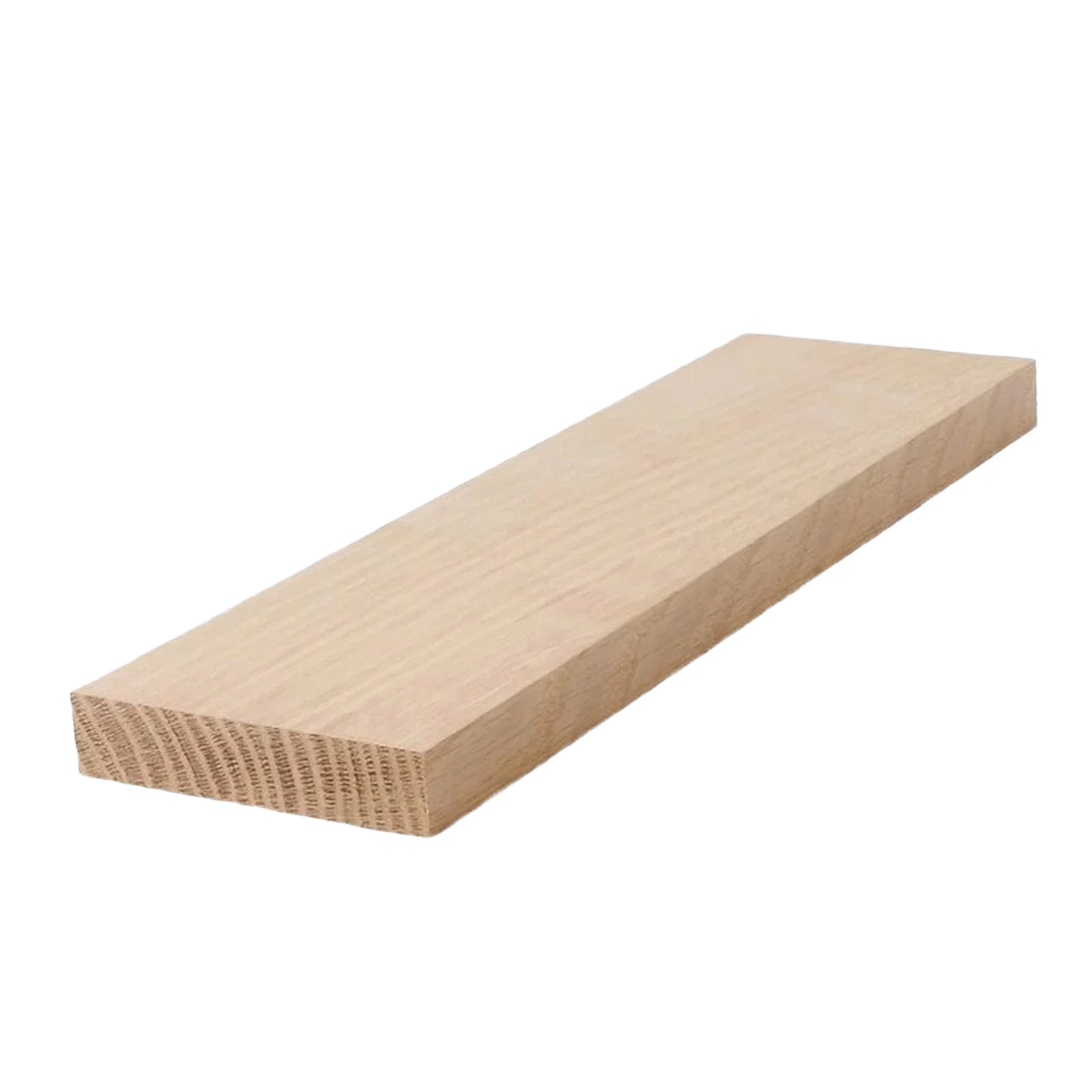 Green 1 in. x 4 in. x 14 ft. White Oak S4S Relaxed