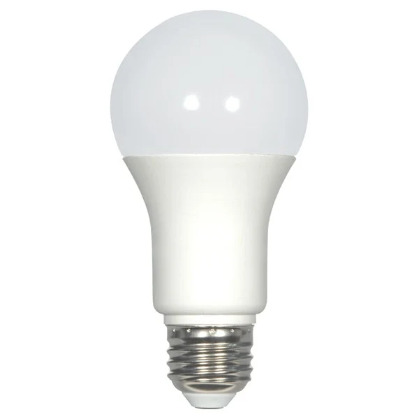 Durable Satco 9.8 Watt A19 LED 2700K Omni Medium Base Light Bulb First-Class