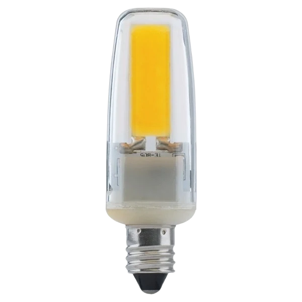 Convenient Satco 4 Watt E11 LED Clear Mini-Candelabra Base Light Bulb Breathable