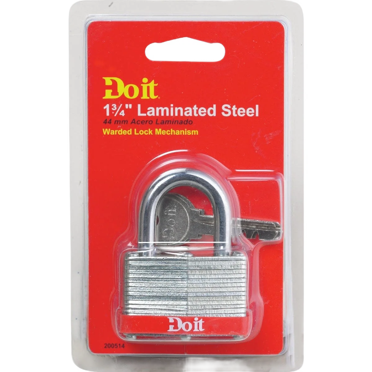 Smart Do it 1-3 4 in. Warded Steel Padlock Elite