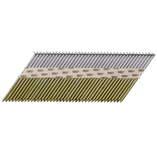 User-Friendly Senco 3 in. x .131 Bright Basic Paper Tape 2 500ct Collated Nails Superior