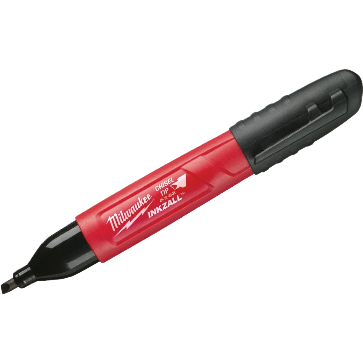 Natural Milwaukee INKZALL™ Black Chisel Tip Marker Classic