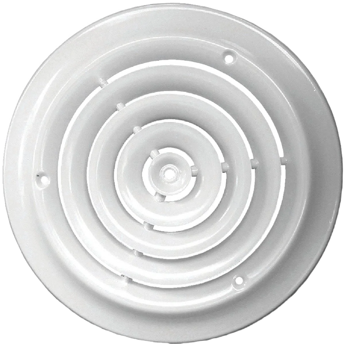Genuine Accord Ventilation 8-In. Round Ceiling Diffuser White Soft