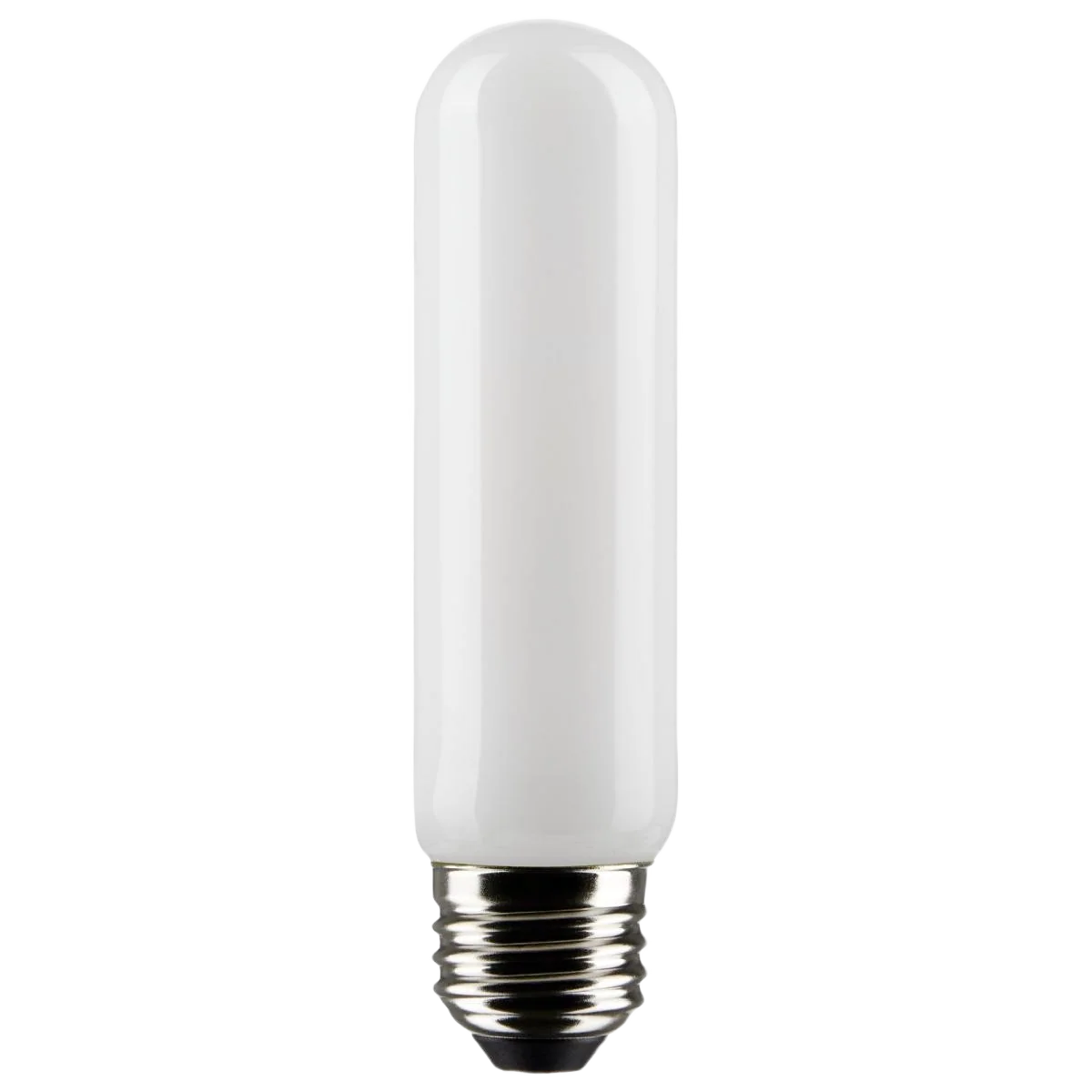 Carefully Designed Satco 8 Watt T10 LED Frost Warm White Medium Base Light Bulb Responsible