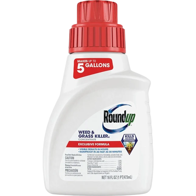 Fine Roundup 16 Oz. Exclusive Formula Concentrate Weed Grass Killer Healthy