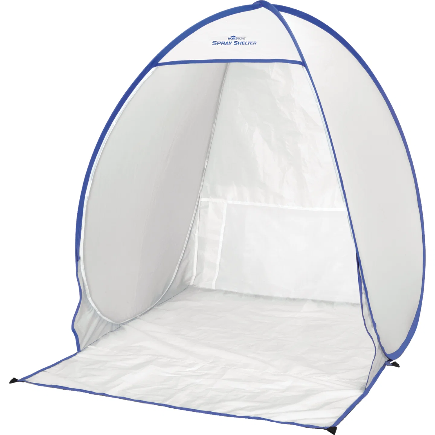 Green Homeright Small White Portable Spray Shelter 35 x 39 x 30 in. Easy-to-Use