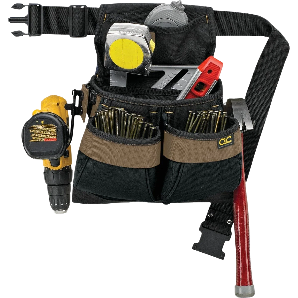 Top-Quality CLC Work Gear 5-Pocket Framer's Nail Tool Bag Versatile