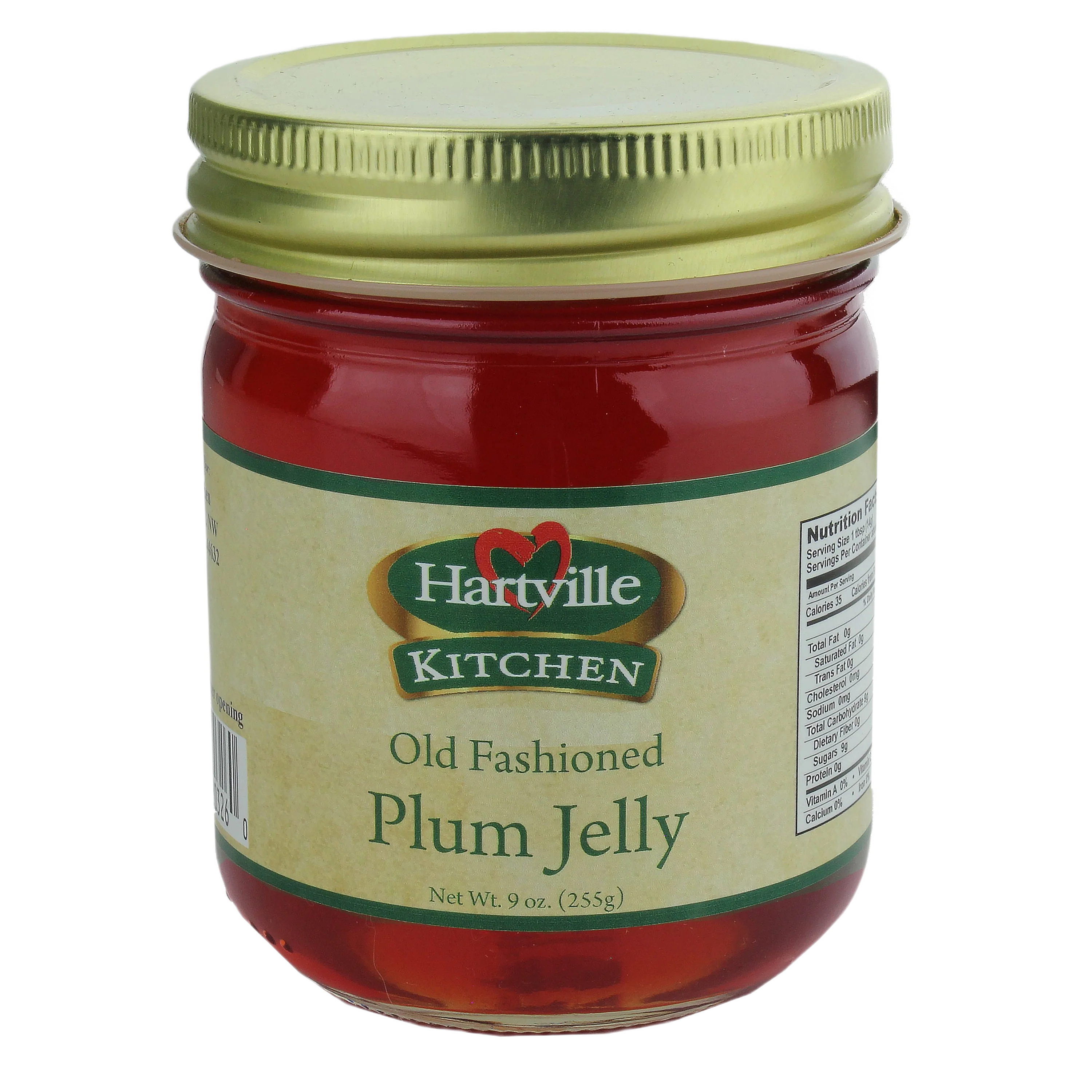Safe Hartville Kitchen Old Fashioned Plum Jelly 9 oz. Environmentally Friendly