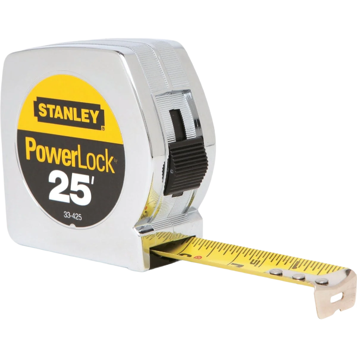 High-End Stanley Powerlock 25 ft. Tape Measure World-Class