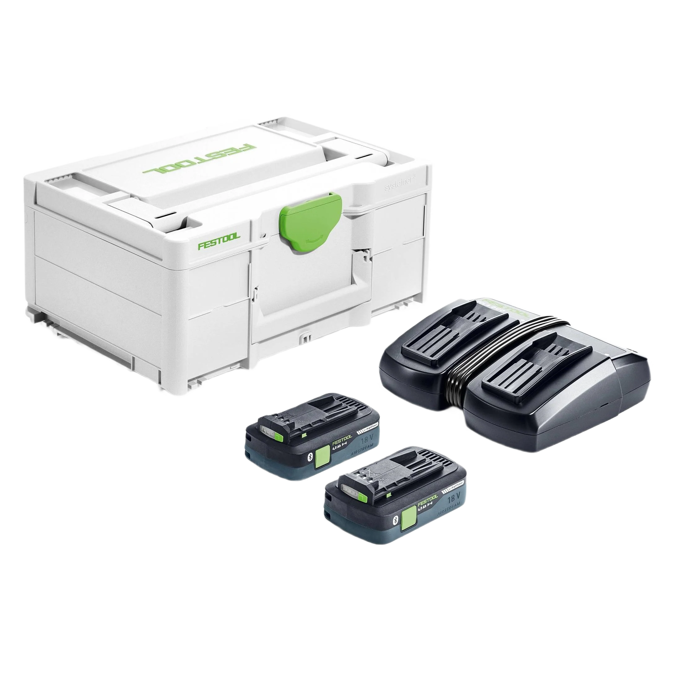 Genuine Festool 577108 Energy Set SYS 18V 2x4.0 HPC-ASI TCL 6 DUO Soft