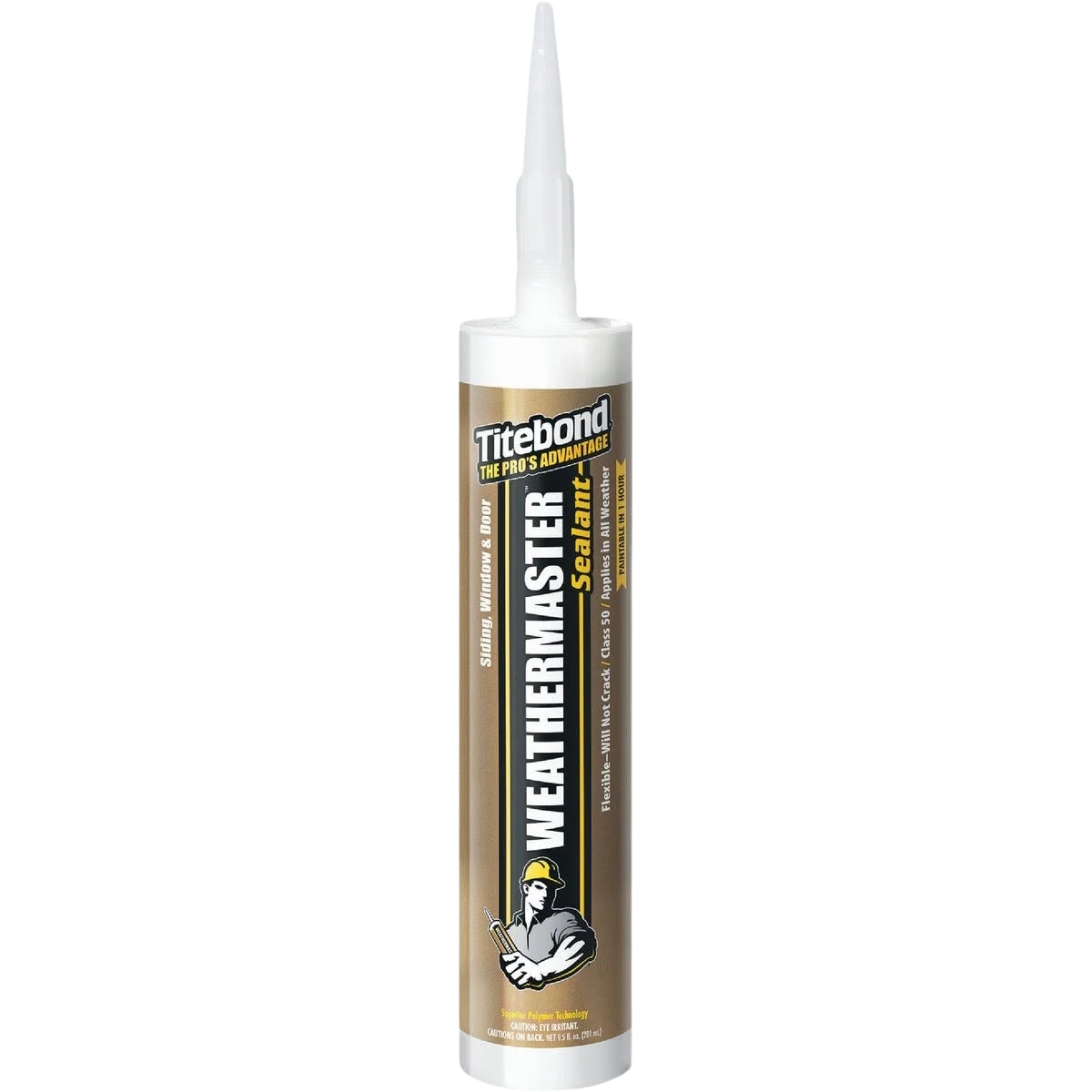 Original Titebond WeatherMaster Translucent Polymer Sealant 10 oz. Natural