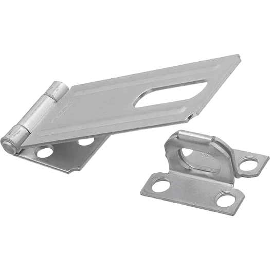 Healthy National Hardware 4-1 2 Zinc Non-Swivel Safety Hasp Modern
