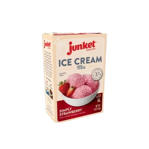 Lightweight Junket Simply Strawberry Gluten Ice Cream Mix Refined
