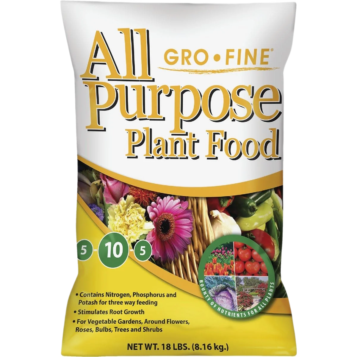 Authentic Gro-Fine All Purpose Dry Plant Food 18 lb. Trendy