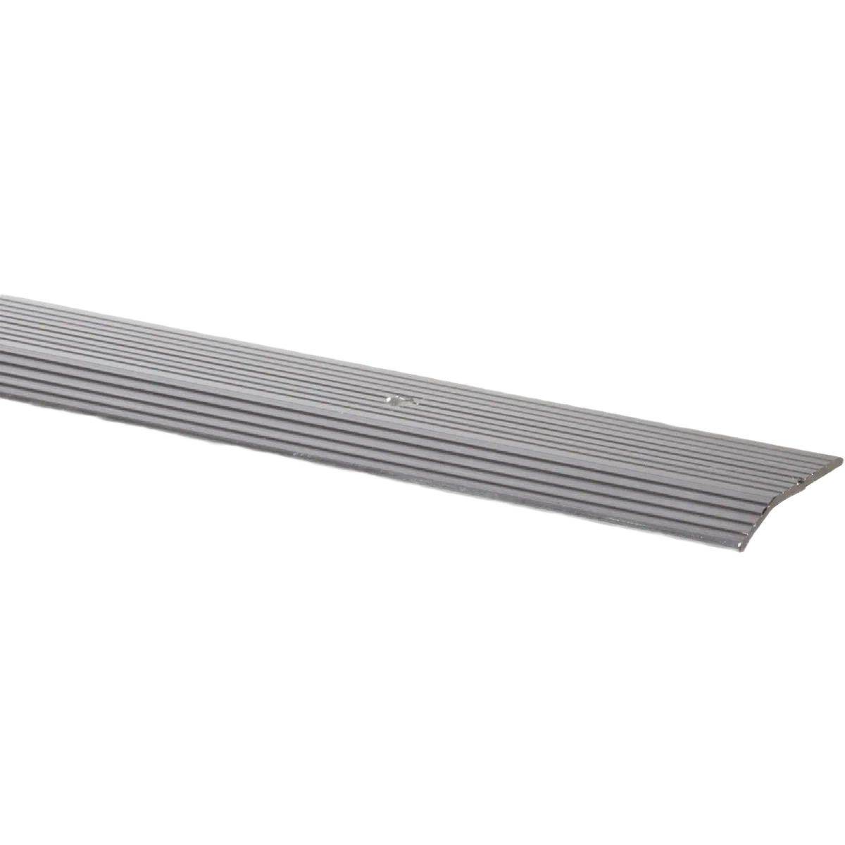 Certified M-D Satin Silver Fluted Carpet Wide Trim Bar 1-3 8 in. x 6 ft. Versatile
