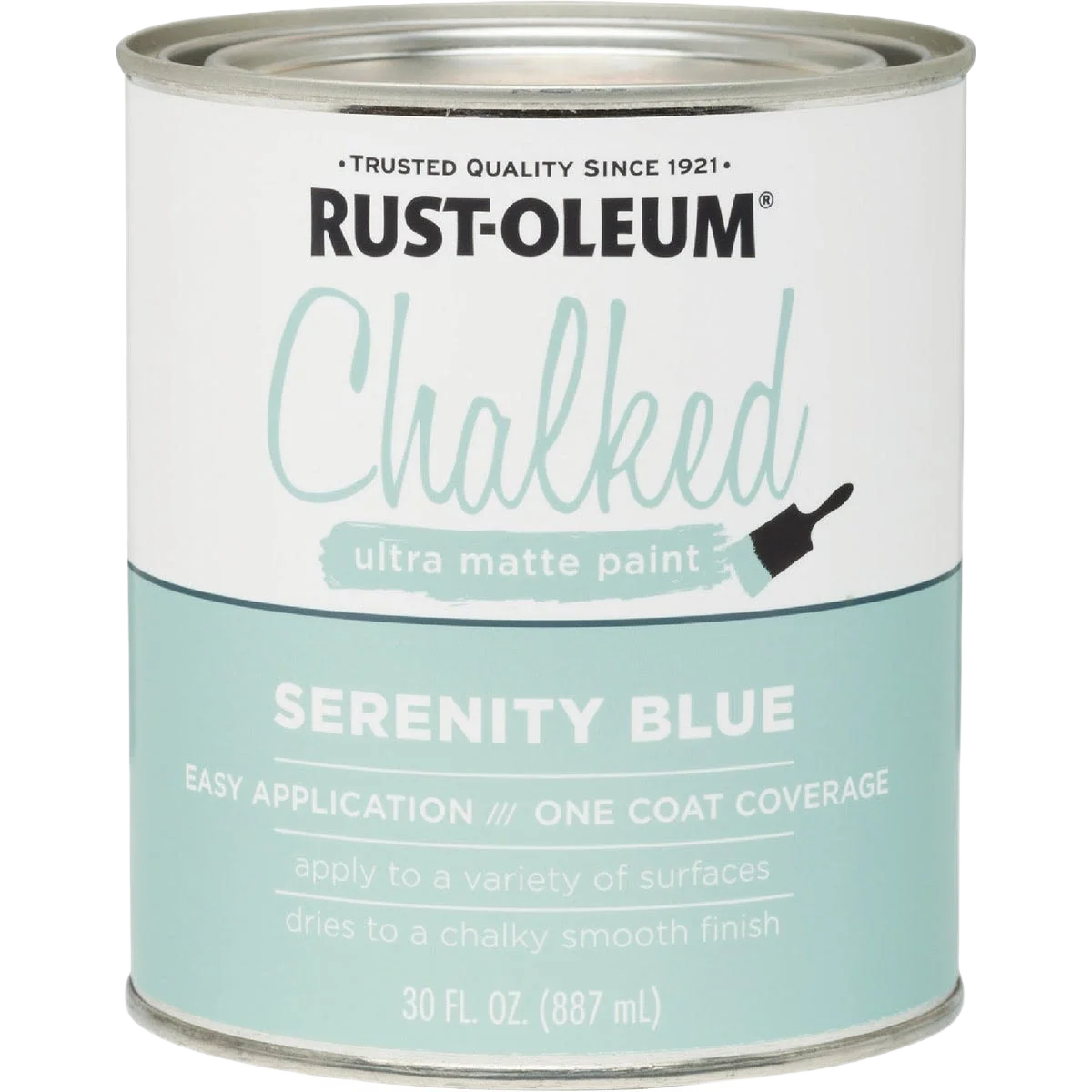 Trusted Rust-Oleum Chalked Serenity Blue Ultra Matte Chalk Paint 30 oz. Innovative