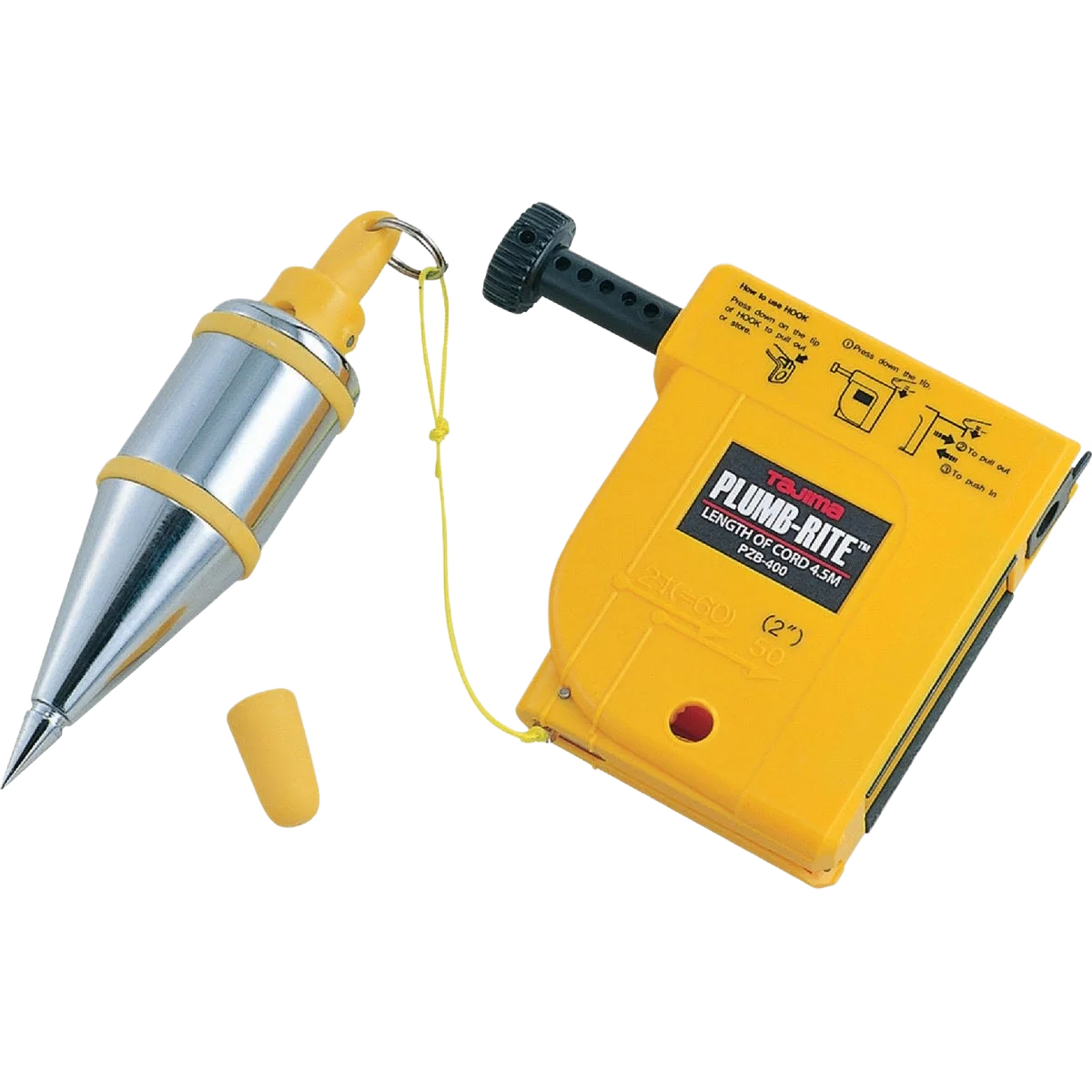 Reusable Tajima Plumb-Rite Magnetic Plumb Bob Certified