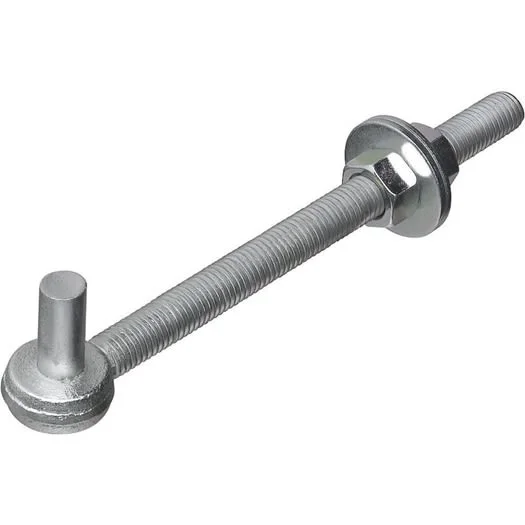 Safe National Hardware 5 8 x 8 Zinc Bolt Hook Reliable