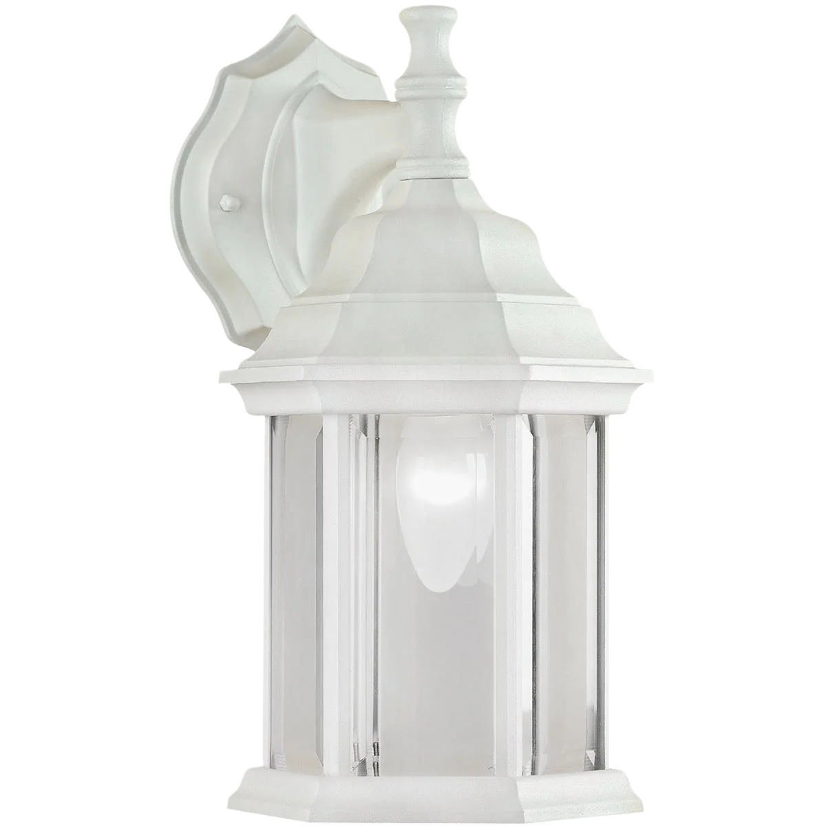 Authentic Home Impressions White Incandescent Downlight Outdoor Wall Light Fixture 12 Official